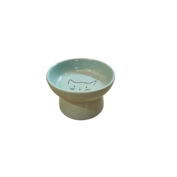 ADS Pet MIni Color Ceramic Raised Cat Bowl - Image 3
