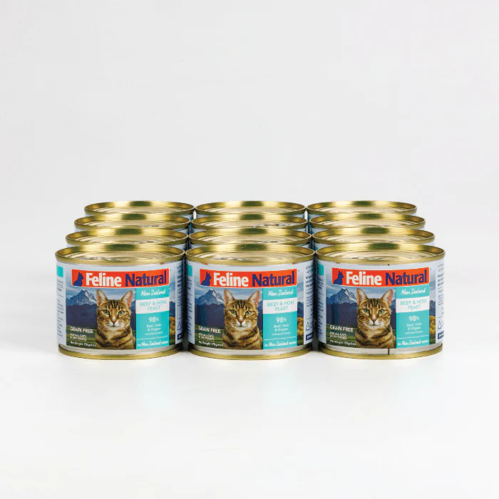 Feline Natural Beef And Hoki Wet Cat Food Canned 170G - Image 8