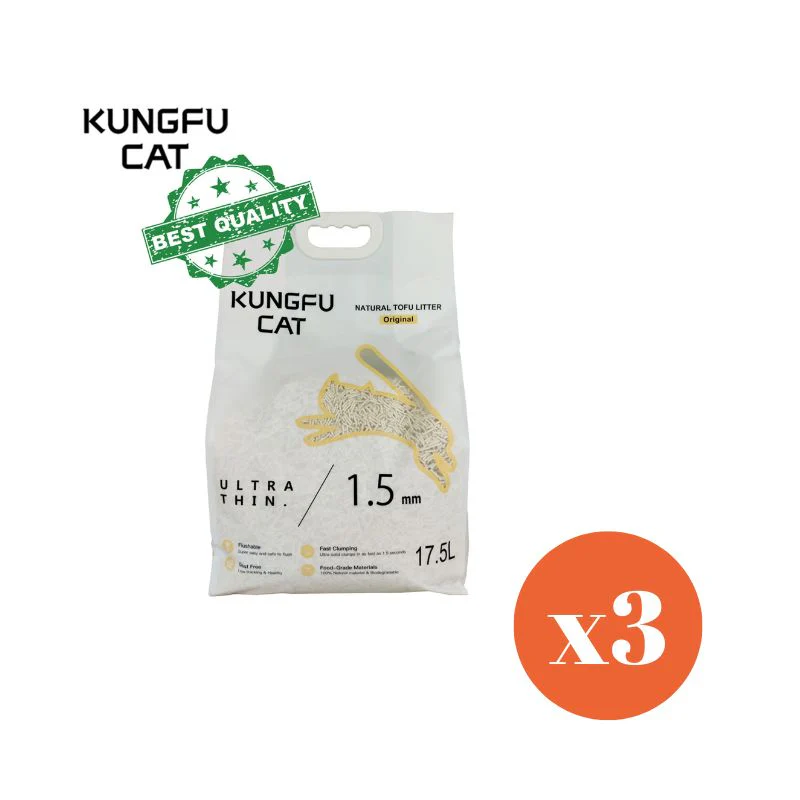 KUNGFU CAT Tofu Cat Litter Original 17.5L - Image 6