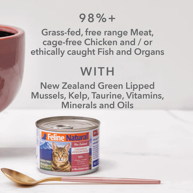 Feline Natural Beef And Hoki Wet Cat Food Canned 170G - Image 4