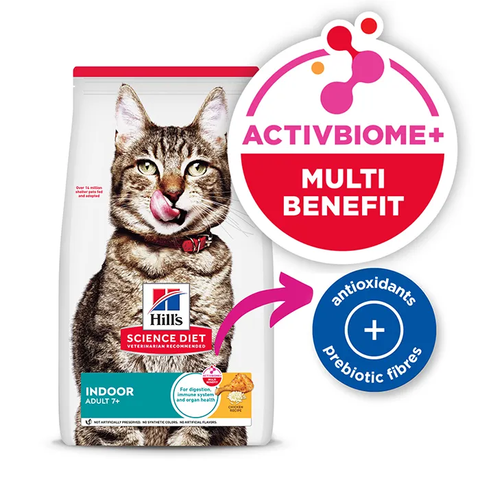 Hill's Science Diet Indoor Senior 7+ Dry Cat Food - Image 4