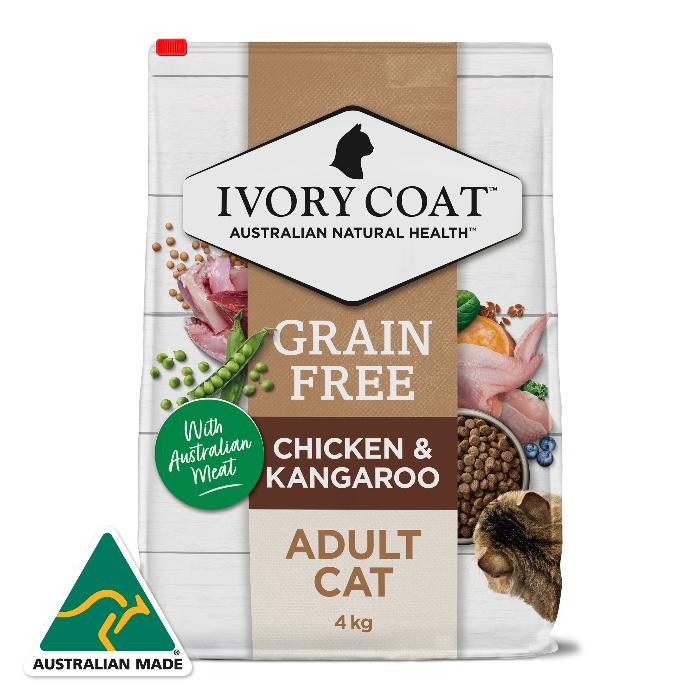 Ivory Coat Grain Free Chicken And Kangaroo Dry Cat Food Adult Indoor 4KG - Image 11