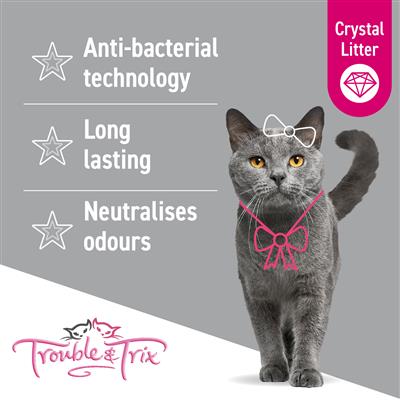 Trouble and Trix AntiBac Crystal Cat Litter Fresh Scent - Image 3