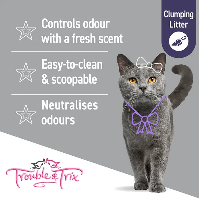 Trouble and Trix Baking Soda Clumping Cat Litter 15L - Image 8
